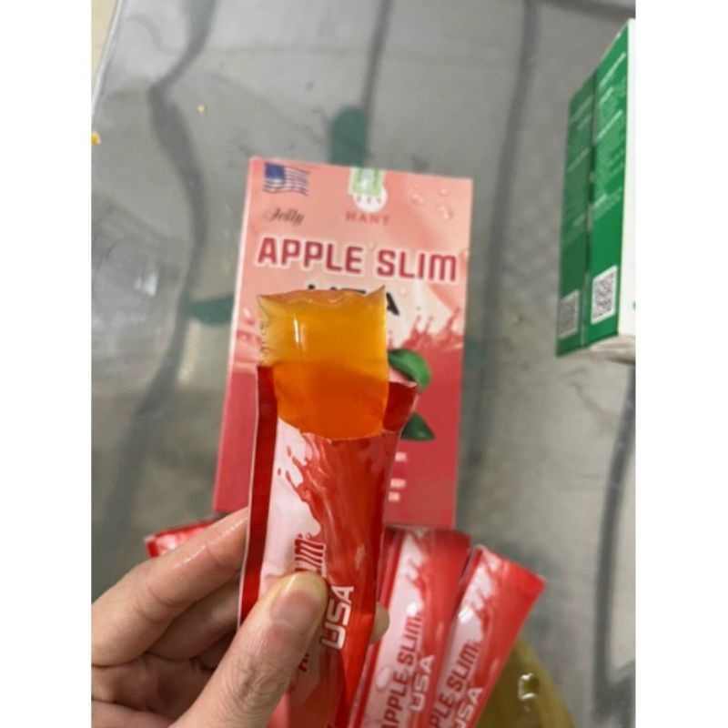 Combo 4 Hộp Thạch Táo Giảm Cân_Hộp 10 Gói