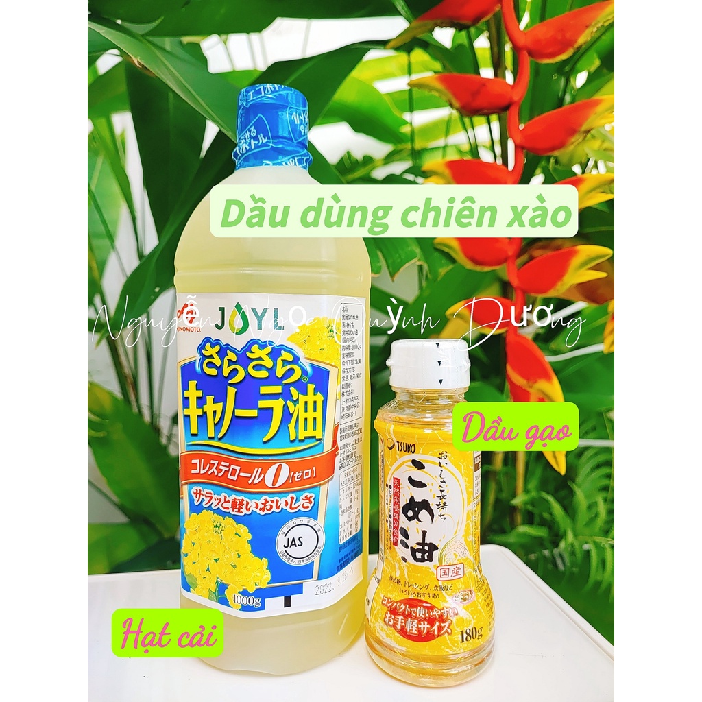 Dầu Ăn Hoa Cải /Olive/ Macca/ Mè/ Macca cho bé - ShopLam
