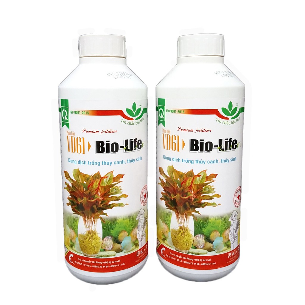 Combo 2 chai dung dịch thủy canh – thủy sinh Bio-Life 1 lít