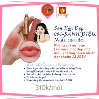 Son thiên nhiên kén đẹp - 006 cam da