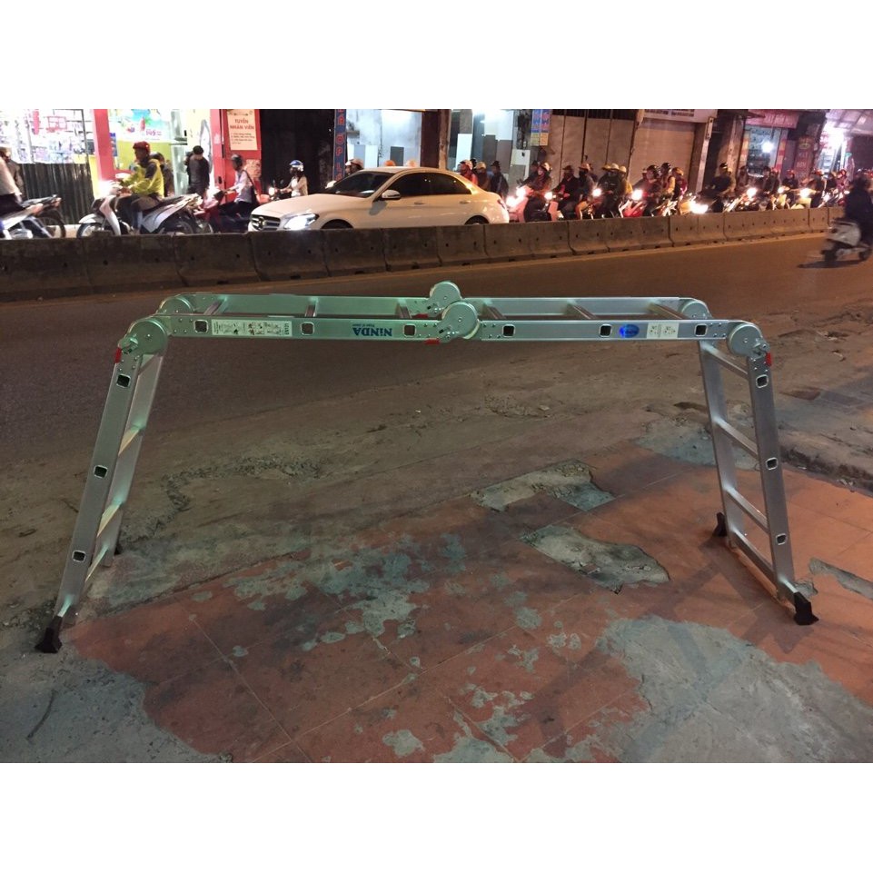 Thang nhôm chữ M nhập khẩu cao 5,8m