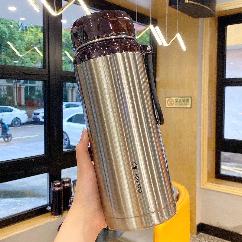 Bình GIỮ NHIỆT LẮP KIM CƯƠNG CAO CẤP 1000ML