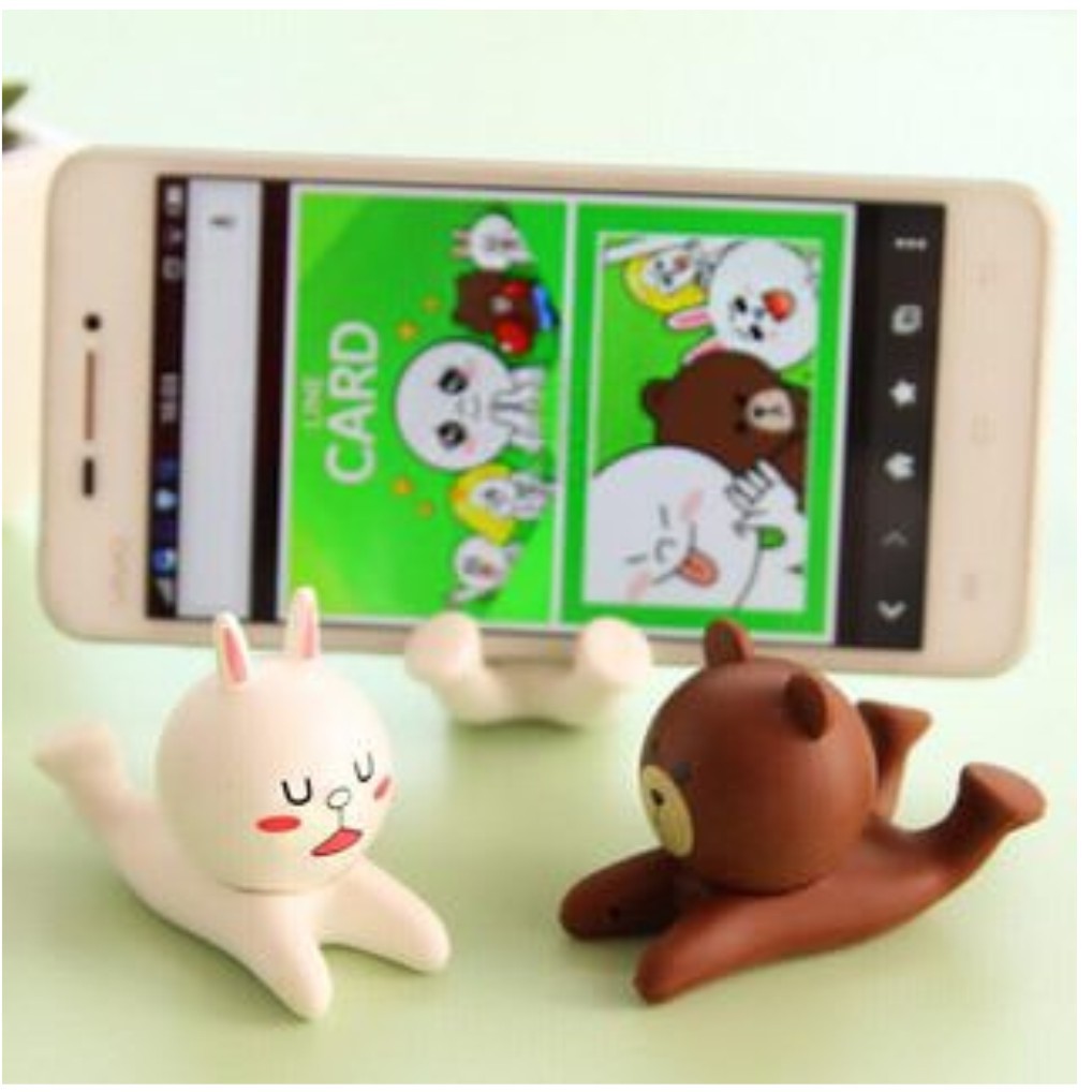 Giá Đỡ Điện Thoại Gấu Brown & Thỏ Cony Siêu Dễ Thương - Giá Đỡ Iphone Samsung | WebRaoVat - webraovat.net.vn