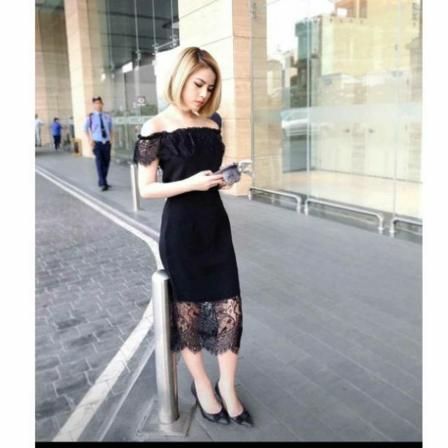 Set chân váy ren + áo