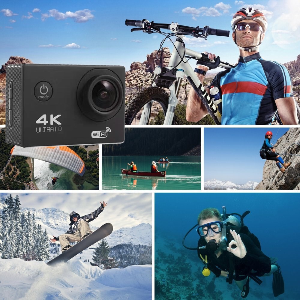 Camera Hành Trình Go Pro 4k 1080p Hd Chống Thấm Nước | BigBuy360 - bigbuy360.vn