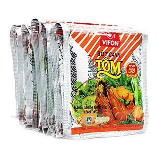 Bột canh tôm nấu canh Vifon dây 10 gói (mỗi gói 10 gram)