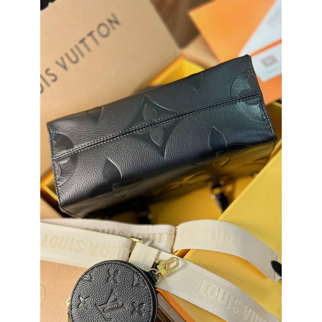 Set Túi Tote Mini Onthego On The Go PM Size 25 Da Thật Full Box