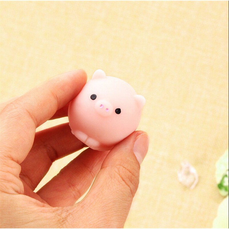 Mochi Cute Pig Ball Squishy Squeeze Healing Fun Toy Gift Relieve Anxiety Decor