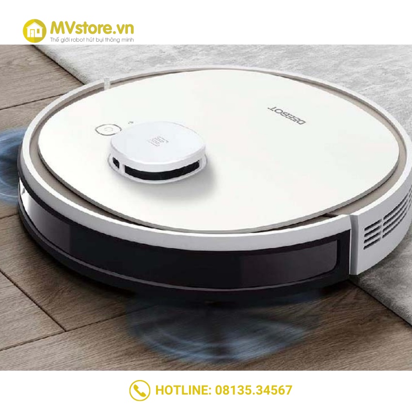 Robot Hút Bụi Lau Nhà Ecovacs Deebot N3 Fun - Sử Dụng App, Dòng Đặc Biệt Chỉ Hút Cực Sạch - Hàng Like New -BH 12 Tháng
