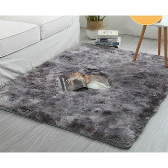 Thảm Lông Loang Trải Sàn Lông Dày 1m6x2m-MÀU 7 SẮC CẦU VỒNG