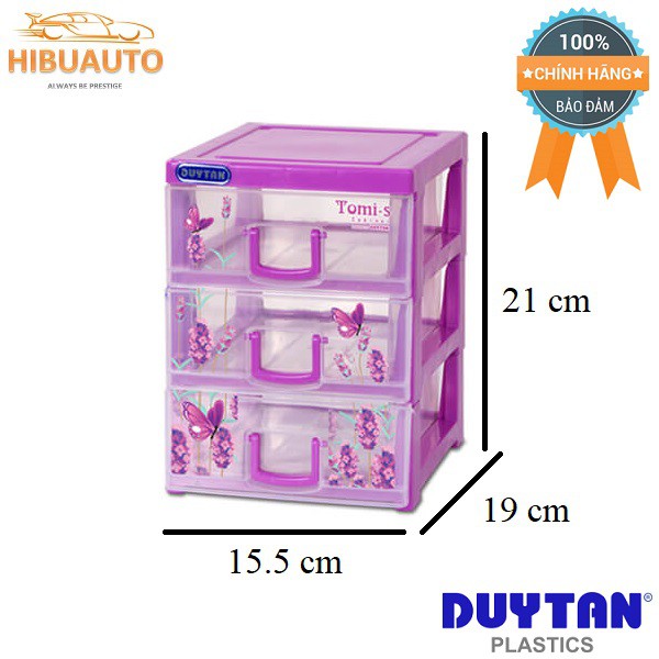 Tủ Nhựa Duy Tân Tomi-S | Đựng Mỹ Phẩm, Kẹp Tóc, Sơn Móng Tay - Hàng Chất Lượng Cao