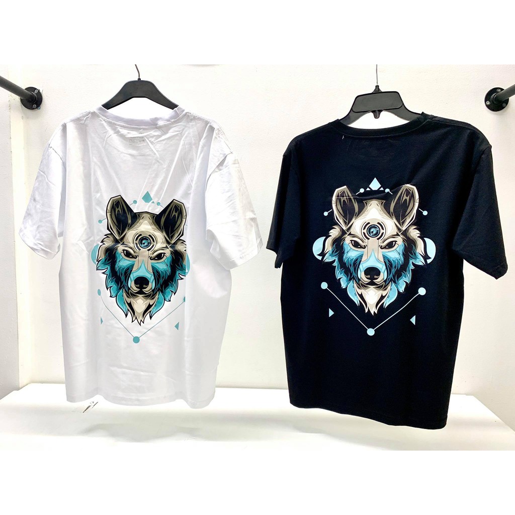 Áo phông tay lỡ form rộng Sói SGES unisex streetwear nam nữ