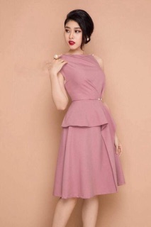 Đầm vải kate Nhật lạnh