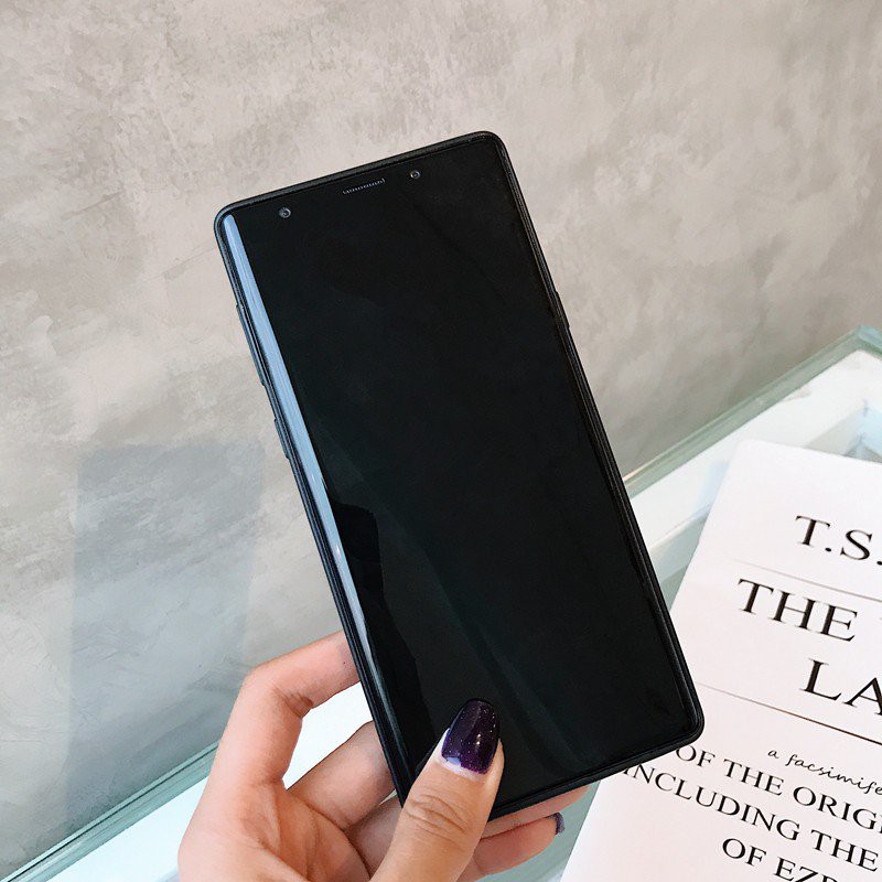 Ốp lưng Samsung Note 9 dẻo kim tuyến thêu chữ PINK