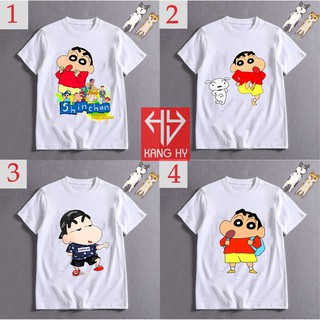 4 mẫu áo thun in hình shin cậu bé bút chì in tại shop