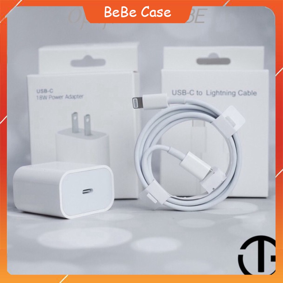 Bộ sạc nhanh  18w, sạc nhanh  11 công nghệ PD, tặng kèm ốp dẻo từ 6 - Promax, bảo hành 12 tháng, TG Shop