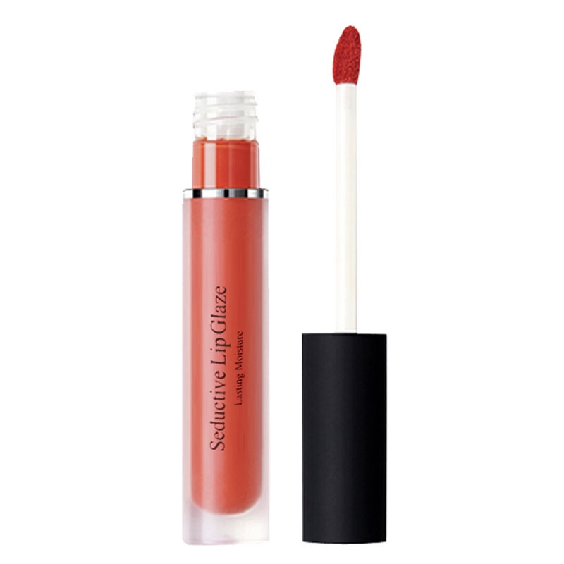 [Spot] Son nội địa trung Velvet matte lip glaze moist and waterproof is not easy to fade web celebrity the same cow blood color earth red brown lipstick fashion makeup lip color