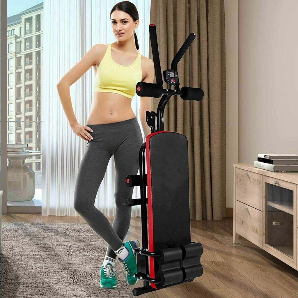 Ghế gập bụng chống đẩy đa năng cao cấp Abcoaster, Máy tập bụng nâng cao tại nhà giúp tăng cơ giảm mỡ hiệu quả Hapo