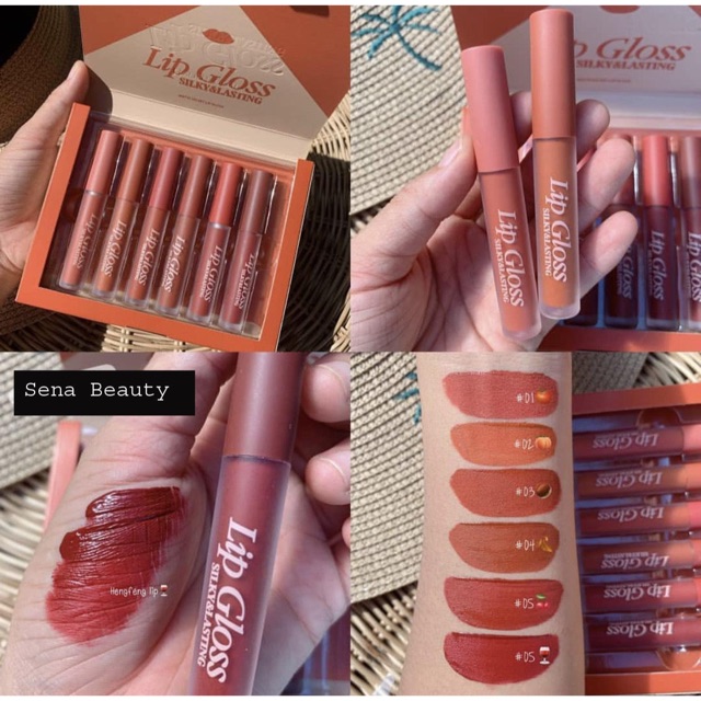 Full Set Son Kem Lì 6 Cây Heng Fang Full Size