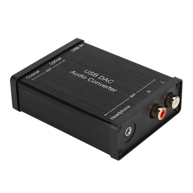 Audio Converter Digital to Analog USB Multi-Function DAC Sound Card Compatible