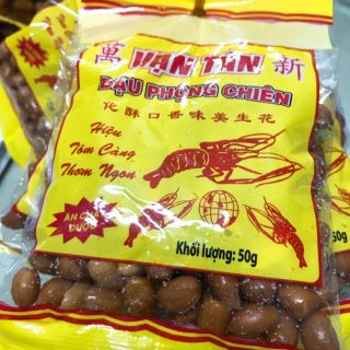 Đậu phộng muối ( XÂU 10 GÓI)  có 2 hiệu VẠN TÂN và THUẬN THÀNH PHÁT