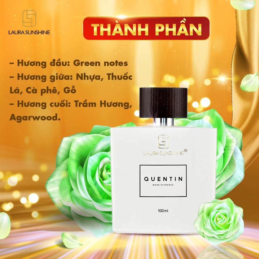 Nước hoa Laura Paris Sunshine Nhật Kim Anh Cho Nam Quentin Laura Paris No5 100ml