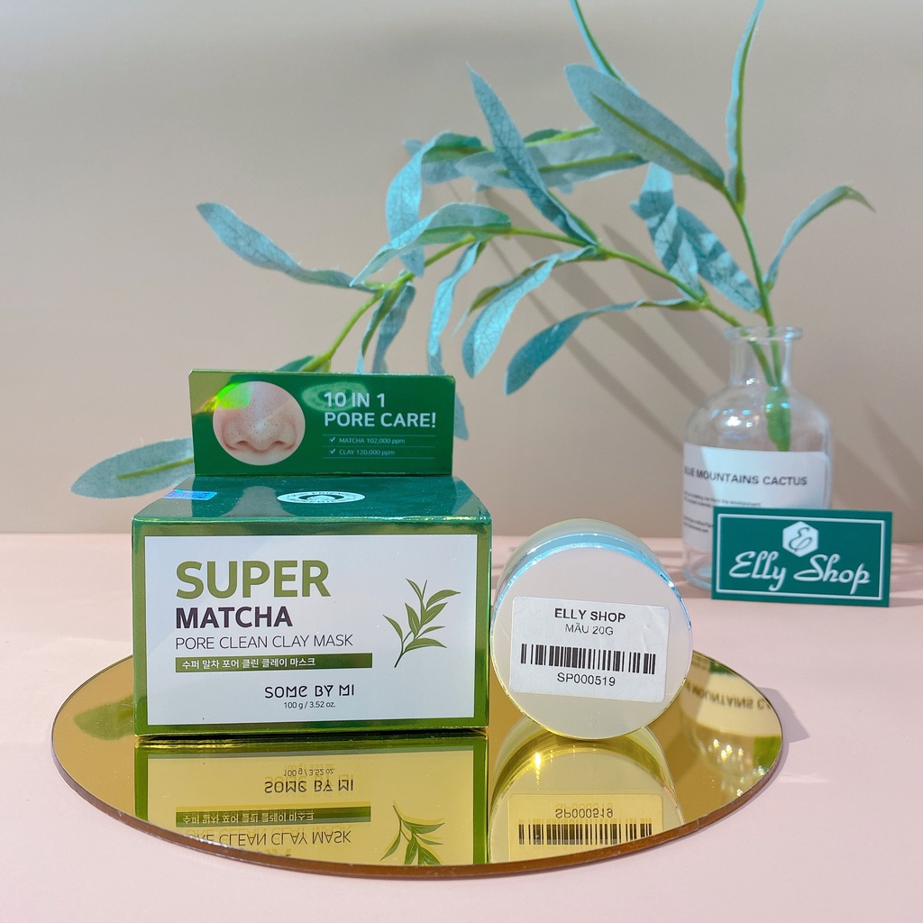 Mặt Đất Sét Trà Xanh Some By Mi Super Matcha Pore Clean Clay Mask - 100g