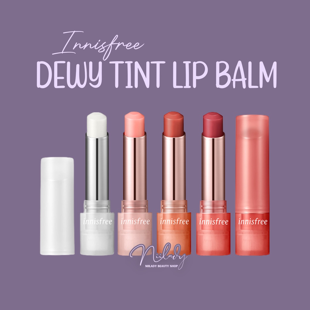 (MẪU MỚI) Son dưỡng có màu Innisfree Glow Tint Lip Balm, Innisfree Dewy Tint Lip Balm