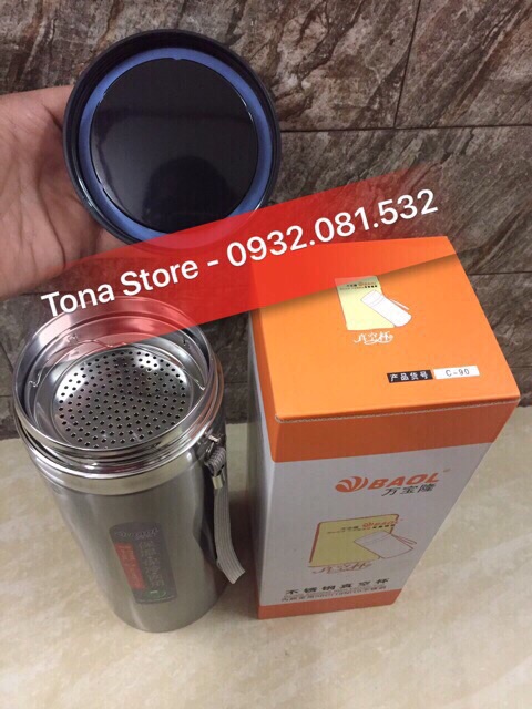 ☘️ 15Bình giữ nhiệt inox cao cấp 304 BAOL 1200ml giữ nhiệt hơn 12h☘️