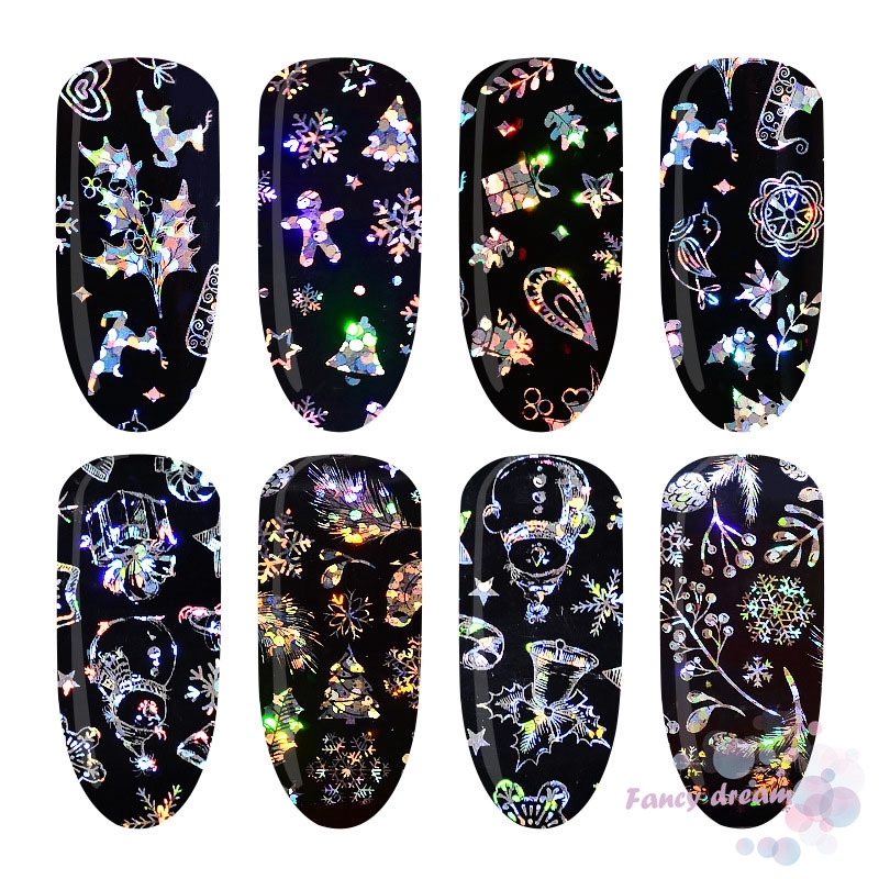 Set 4 tờ miếng dán trang trí móng tay nghệ thuật thời trang dành cho nữ