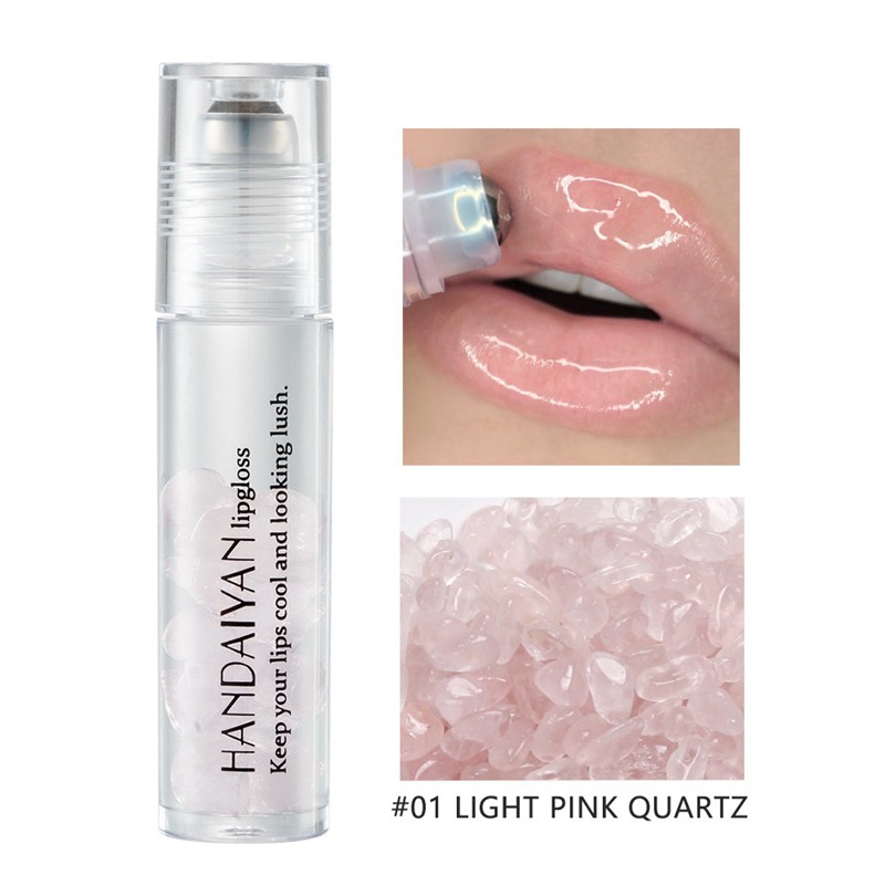 HANDAIYAN Crystal Lipstick Lips Nutritious Lip Oil Clear Roller Ball Lip Essence Long Lasting Moisturizing Shiny Lip Gloss-01 | BigBuy360 - bigbuy360.vn