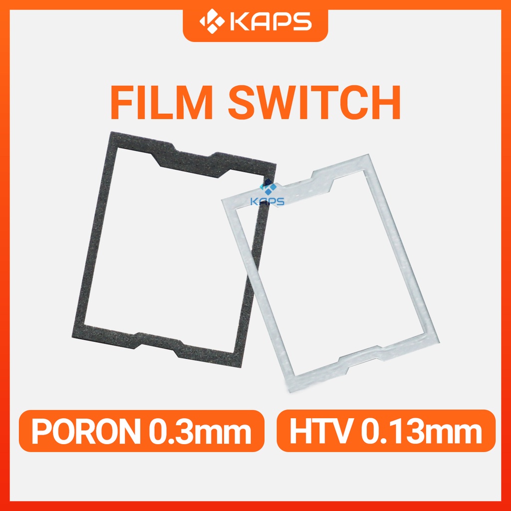 Combo 10 miếng film switch | Poron 0.3mm | HTV 0.13mm | Mod switch | Hàng Chính Hãng Kelowna | Custom mod bàn phím cơ