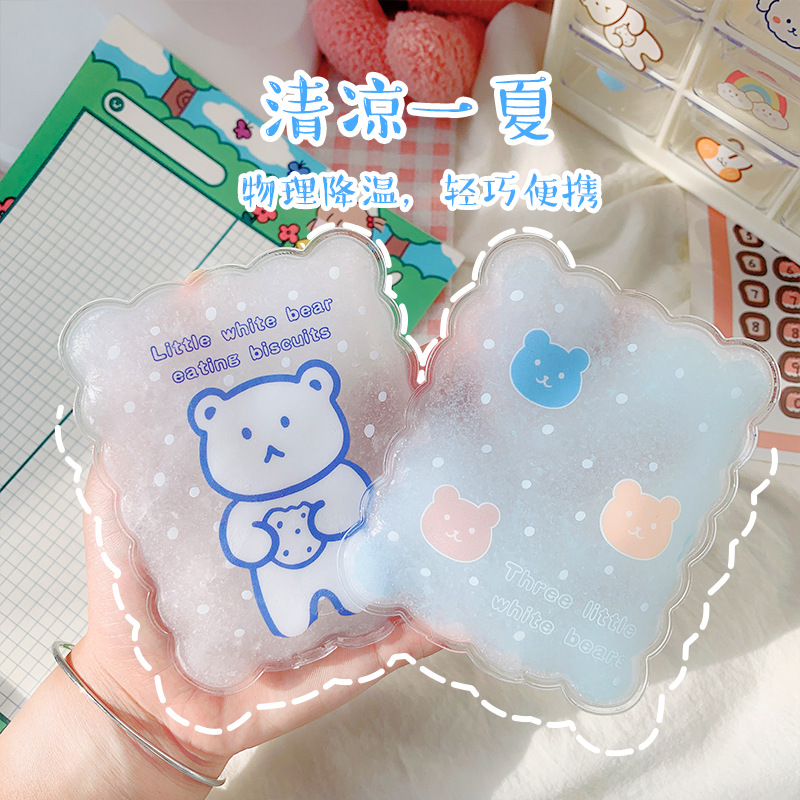 Mùa Hè Mini Dễ Thương Đá Di Động Gel Pad Sử Dụng Lặp Đi Lặp Lại Của Mùa Hè Làm Mát Tạo Tác Phim Hoạt Hình