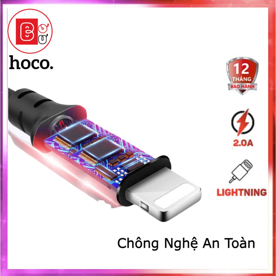 [Bh 12Th] Dây Cáp Sạc NHANH Iphone SIÊU BỀN Hoco X14 Lightning, CHÍNH HÃNG Dây Cáp Sạc Dù Cho tất cả dòng Iphone- Bơ Bư