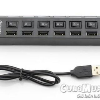Hub USB 7 cổng có công tắc