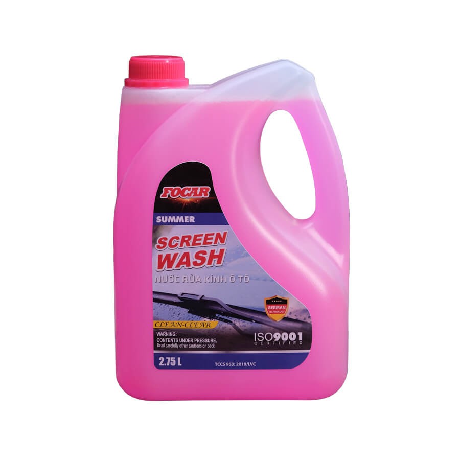 [Tiêu Chuẩn Châu Âu] Nước Rửa Kính Ô Tô Focar Summer Screen Wash 2,75lit