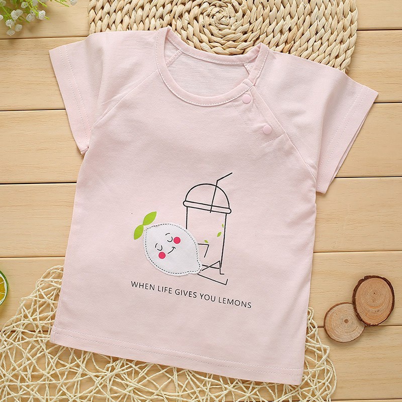 Áo thun tay ngắn in hình độc đáo dễ thương cho bé