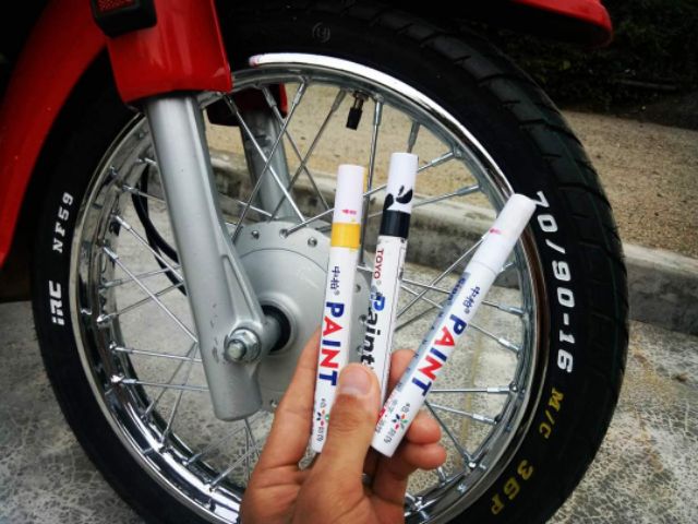 Bút chấm sơn ốc, bút sơn vỏ xe nhiều màu