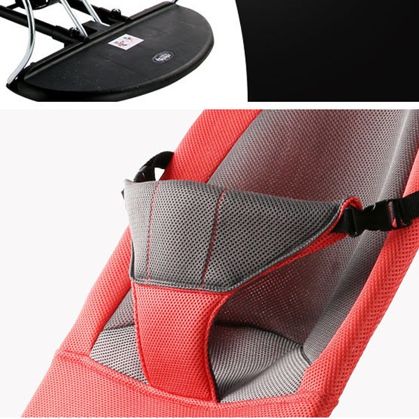 Ghế nhún, ghế rung đa năng chân chữ A cho bé kèm thanh treo đồ chơi + gối đầu