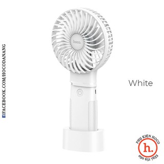 QUẠT CẦM TAY ĐỂ BÀN MINI HOCO F12 TÍCH ĐIỆN 3 TỐC ĐỘ GIÓ PIN LÂU CHÍNH HÃNG [HOCO PHỤ KIỆN]