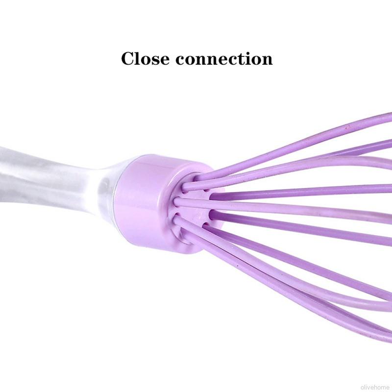 Dụng cụ đánh trứng cầm tay bằng silicon tiện dụng chất lượng cao