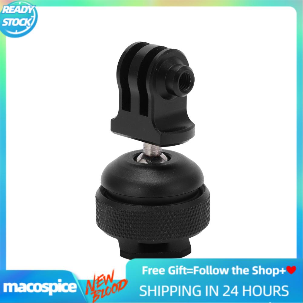 Đế gắn macospice màu đen có thể điều chỉnh xoay 360 độ 1/4 inch
