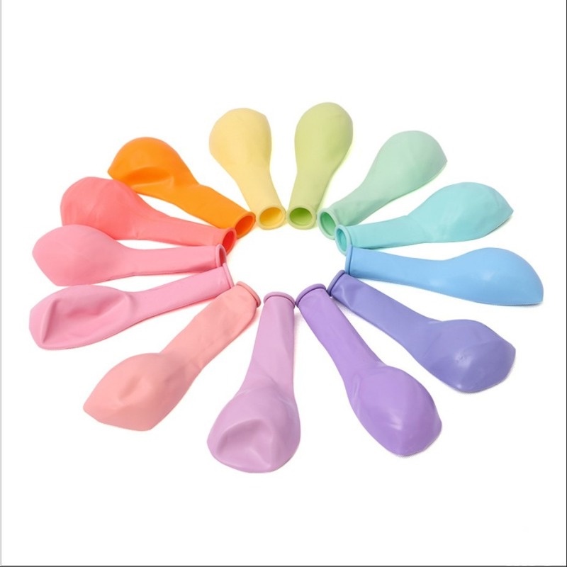 Set 10 Bong Bóng Kích Thước 10 inch Nhiều Màu Sắc Dùng Trang Trí Tiệc Cưới/Sinh Nhật