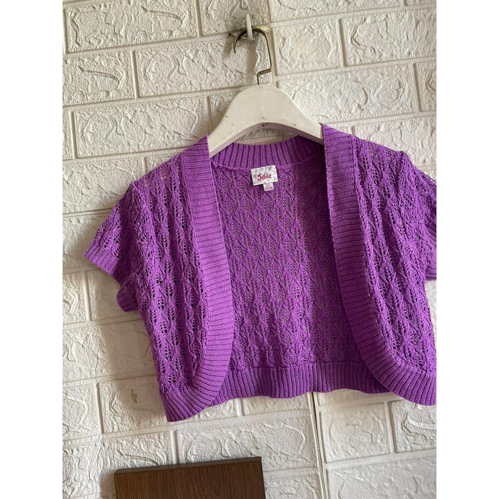 Áo khoác len dáng lửng