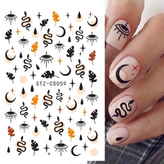 (nhiều mẫu) Nhãn dán, Sticker trang trí móng Icon