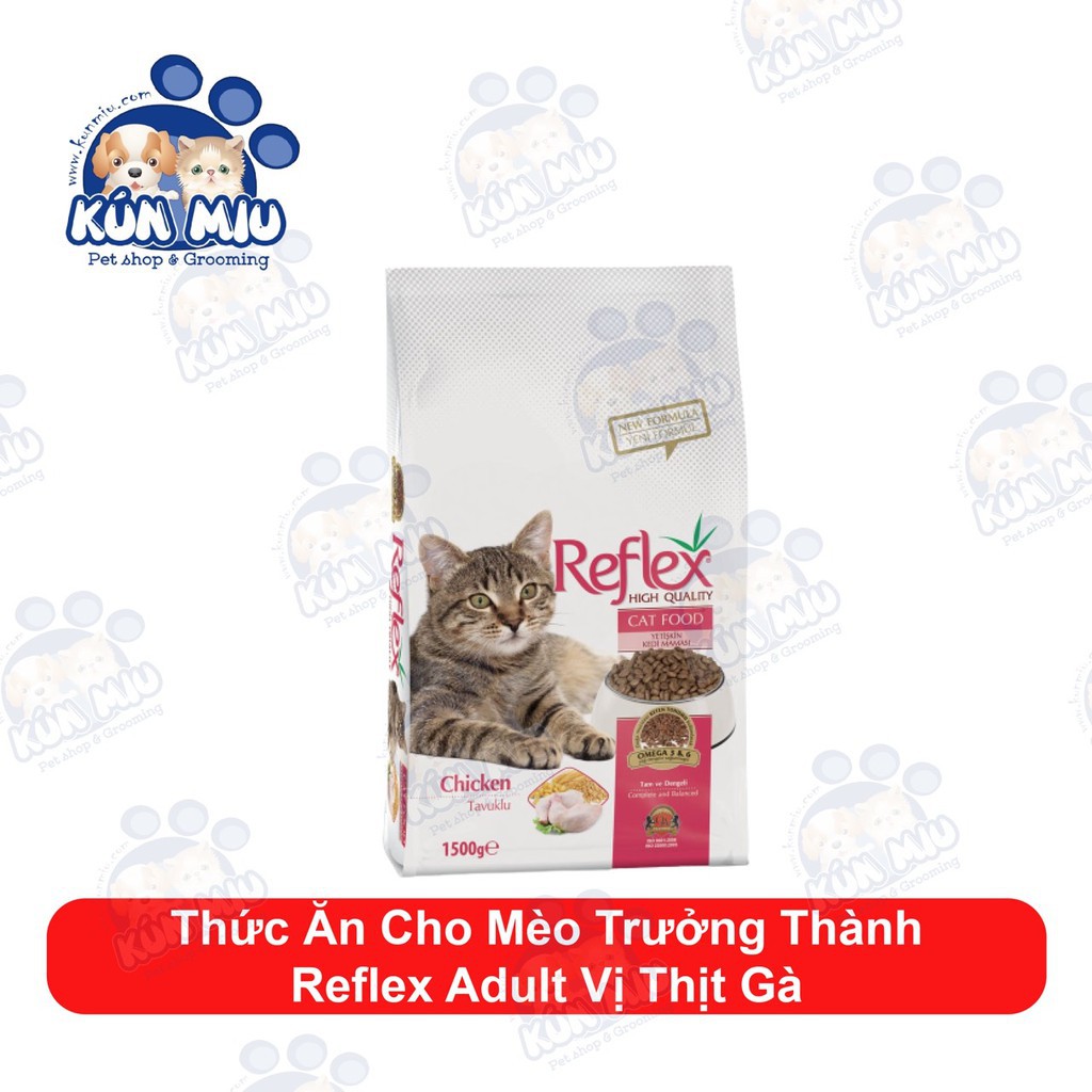Thức ăn cho mèo trưởng thành REFLEX ADULT vị Thịt Gà túi zip