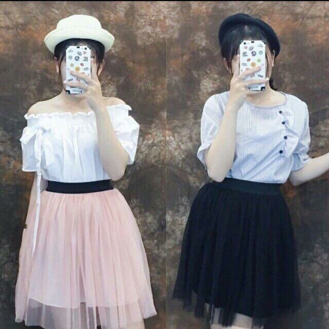Váy voan mới về