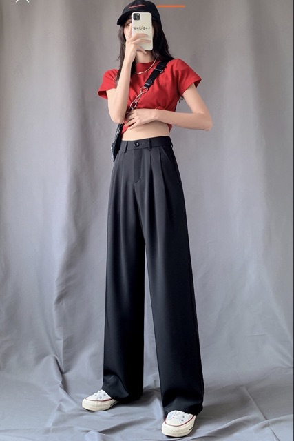 Quần culottes ống suông 100cm 2Ly siêu Hot | BigBuy360 - bigbuy360.vn