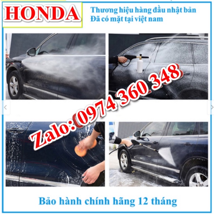 Siêu hot Máy rửa xe HONDA siêu khỏe. Màu vàng.