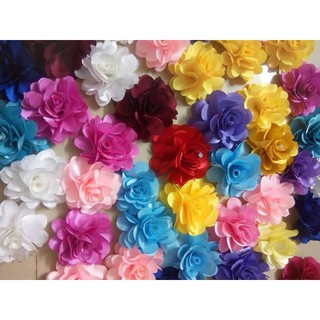Hoa hồng 8cm dùng gắn váy tutu và mũ